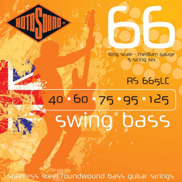 Струни за бас китара ROTOSOUND Swing RS665LC 5 струни 